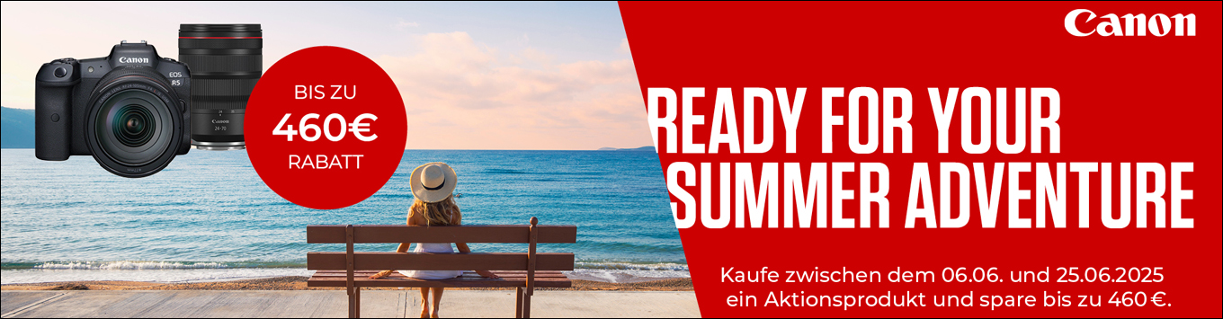 Canon Sommer Warenkorbrabatt Aktion und bis zu 460€ sparen